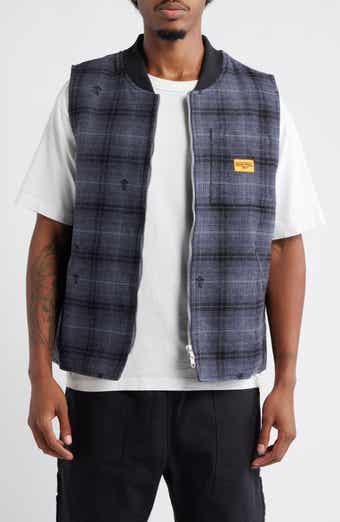 Service Works Thistle Plaid Organic Cotton Work Vest