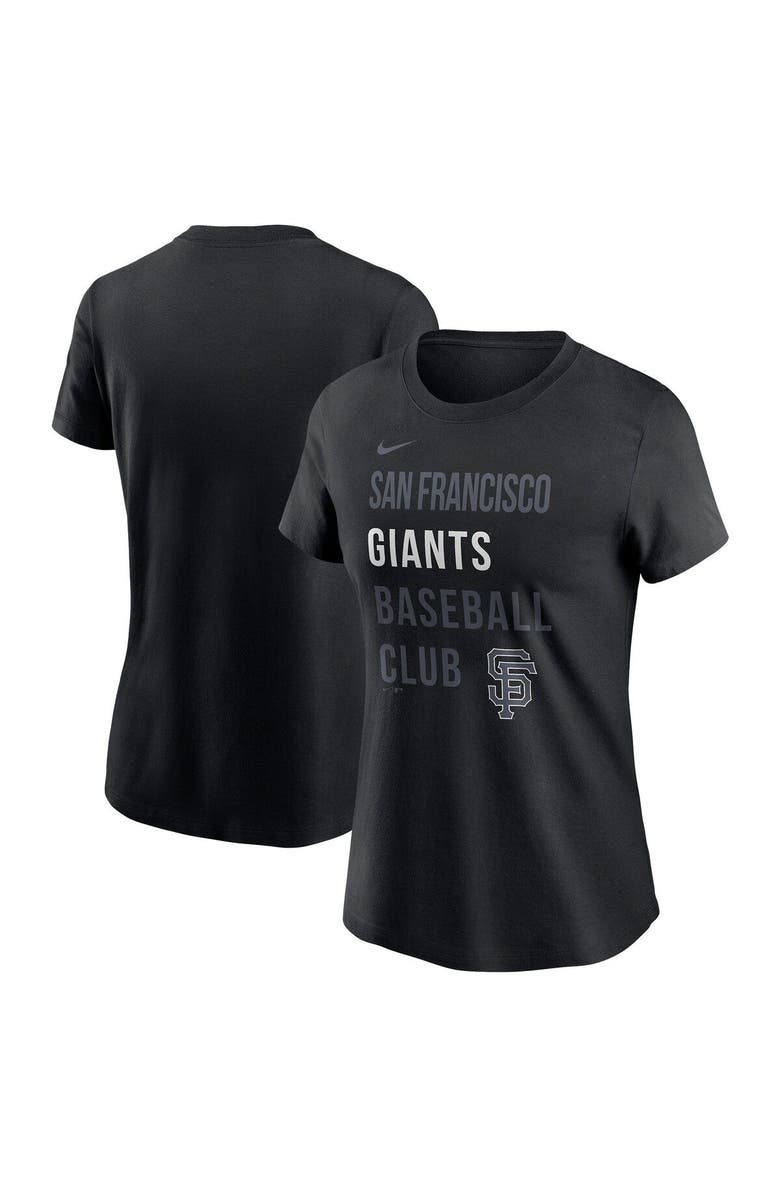 Nike Women's Nike Black San Francisco Giants Baseball Club T-Shirt, Main, color, 