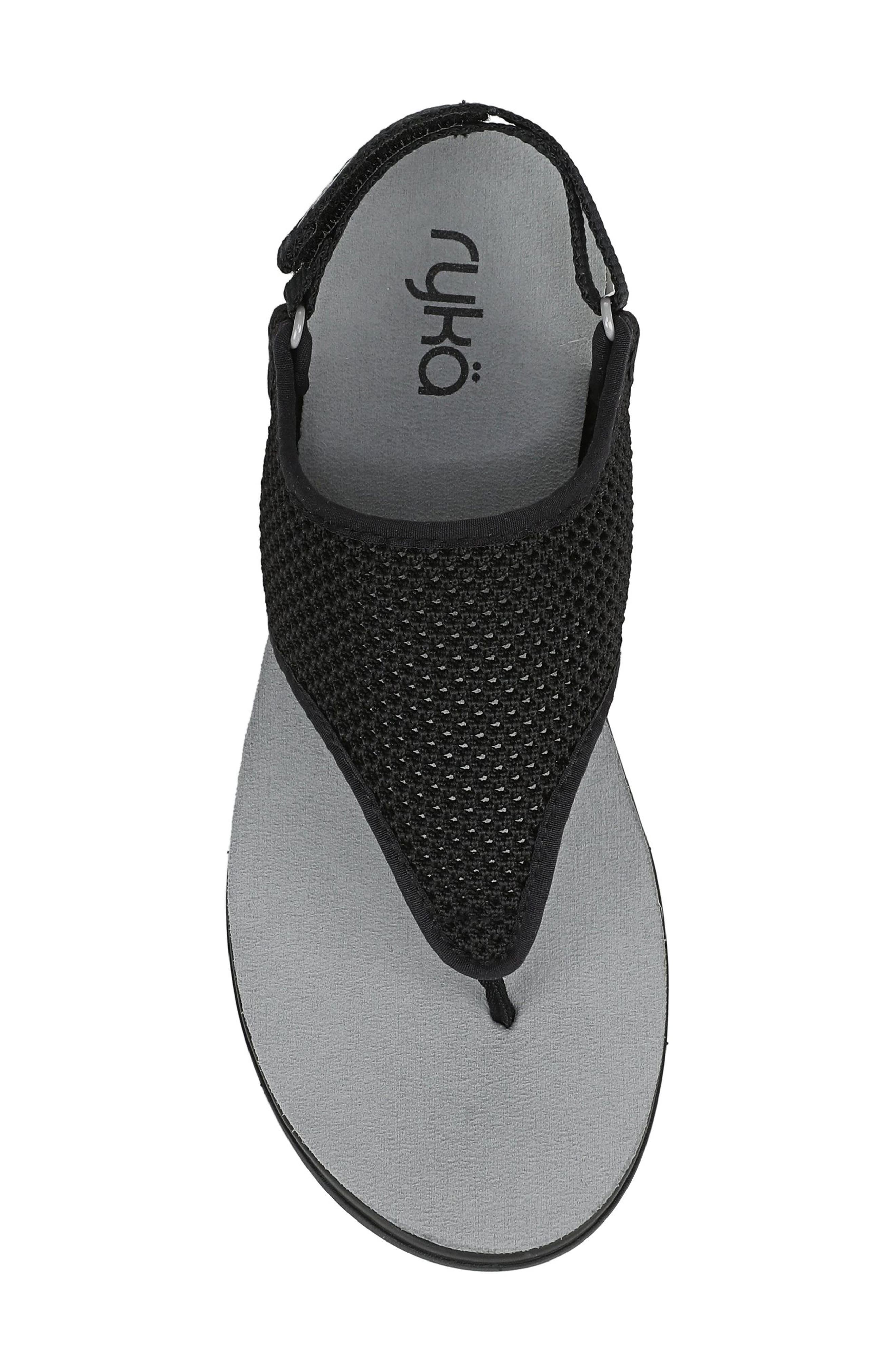 Rykä Epic Slingback Sandal, Alternate, color, Black Mesh