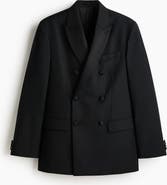 H&M Relaxed Fit Wool-blend Tuxedo Jacket