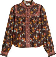 LOVE THE LABEL Sara Floral Button-Up Shirt