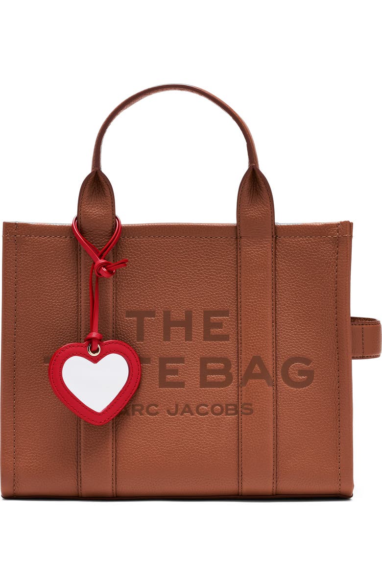 Marc Jacobs The Heart Mirror Bag Charm, Alternate, color, True Red