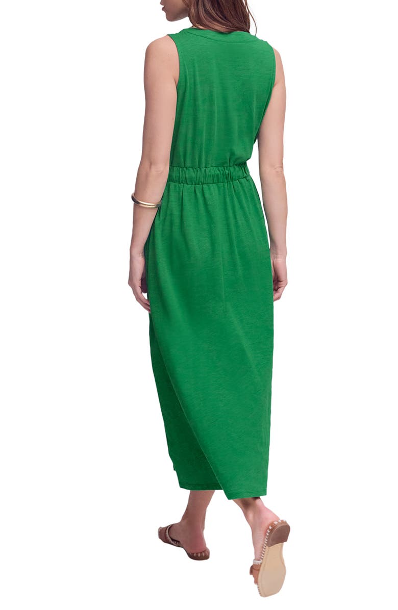 Boden Delphine Sleeveless Jersey Midi Dress, Alternate, color, Fresh Green