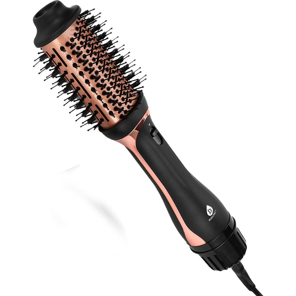 Pursonic Hot Air Blower Brush Your All-in-one Hair Styling Solution In Black