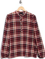 Longchamp Ruffle Shoulder Long Sleeve Blouse