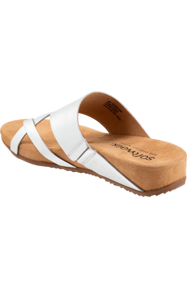 SoftWalk<sup>®</sup> Blaine Slide Sandal, Alternate, color, Silver