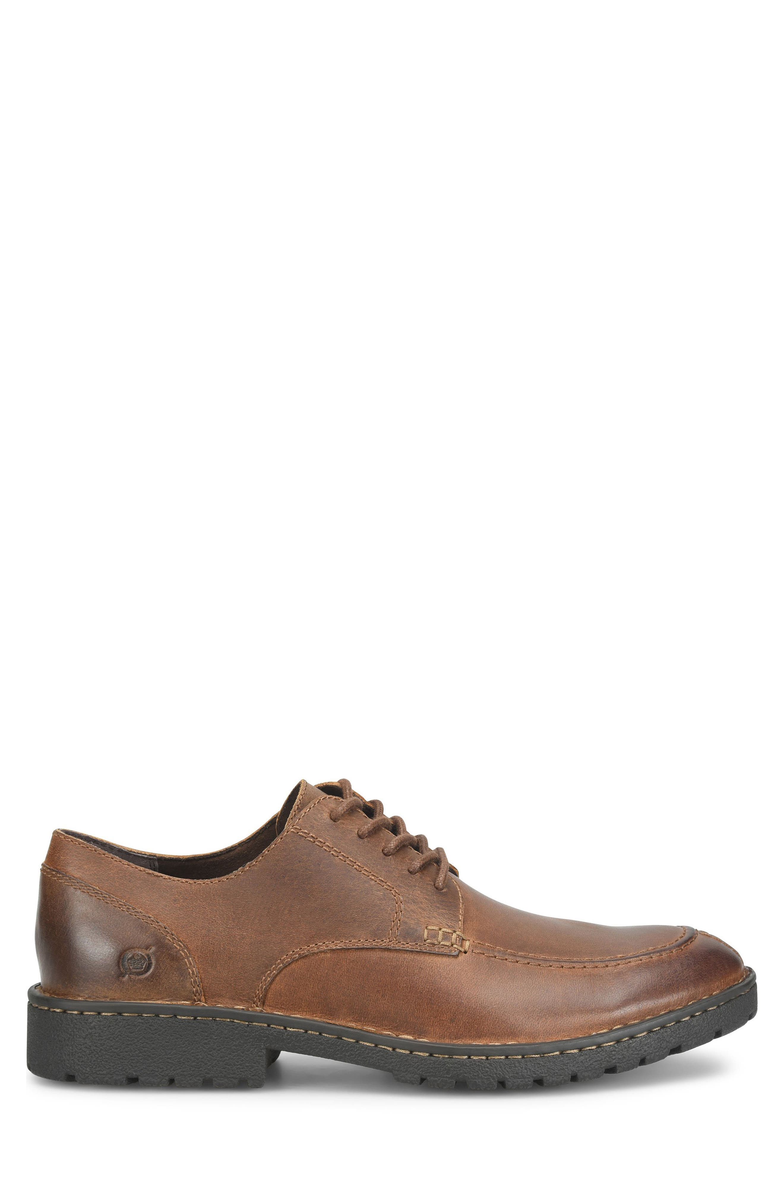 Cliff Leather Derby, Alternate, color, RUST FULLGRAIN