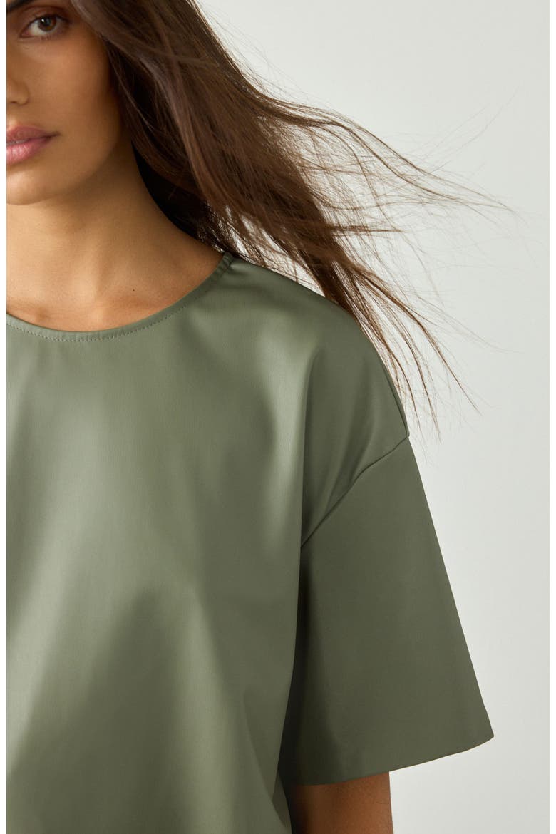 Coated T-Shirt, Alternate, color, GREEN