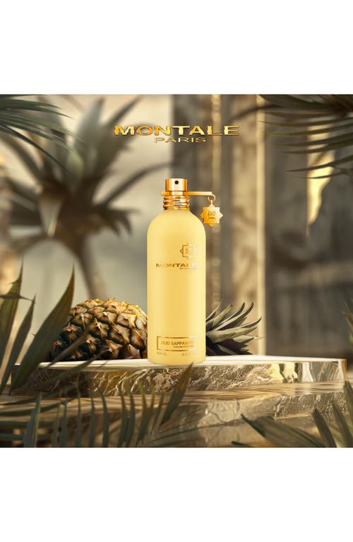 Montale Paris Oud Sapparot Eau De Parfum In Transparent