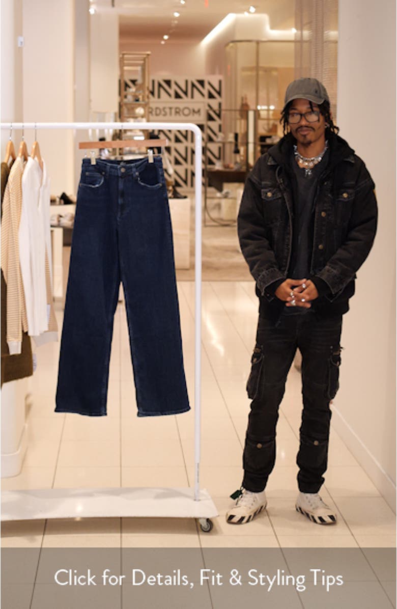 Getty High Waist Wide Leg Jeans, sales video thumbnail