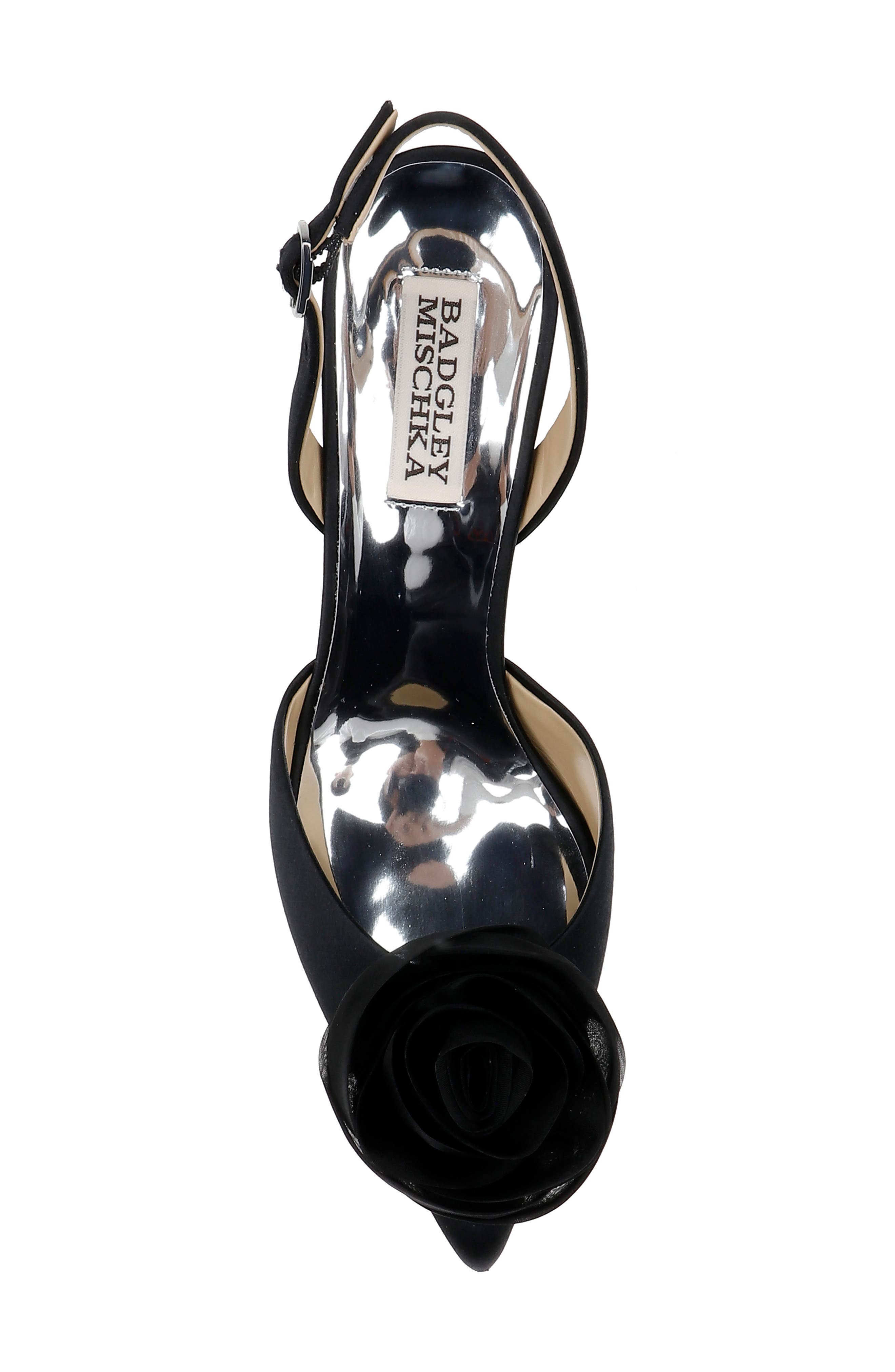 Badgley Mischka Collection Carlise Rose Pinted Toe Pump, Alternate, color, 