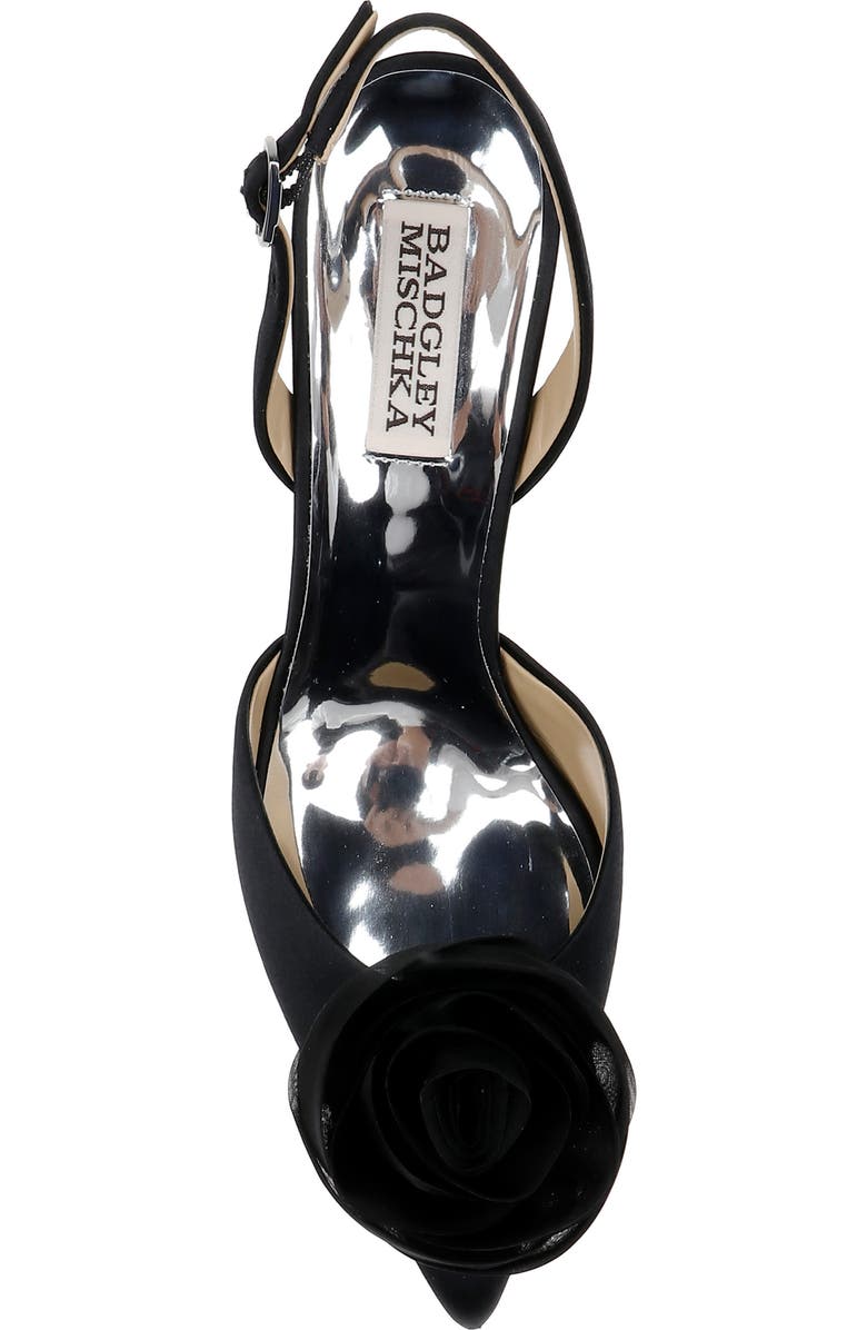 Badgley Mischka Collection Carlise Rose Pinted Toe Pump, Alternate, color,