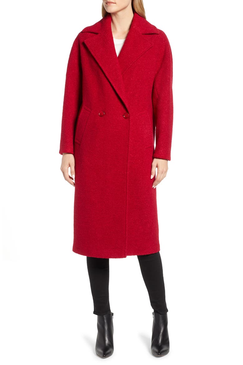 Oversize Coat, Alternate, color, RED