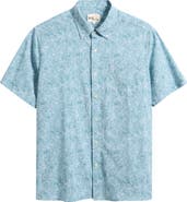 Reyn Spooner Mala Melia Short Sleeve Button-Down Sport Shirt