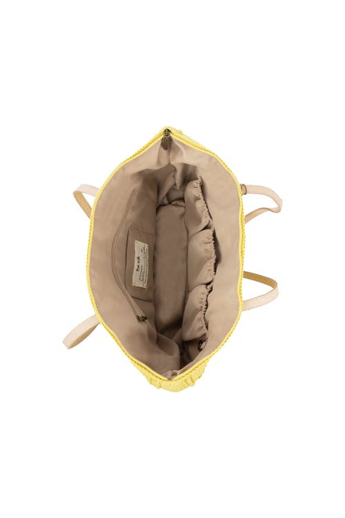 The Sak Faye Tote Bag In Chartreuse Sunbeam