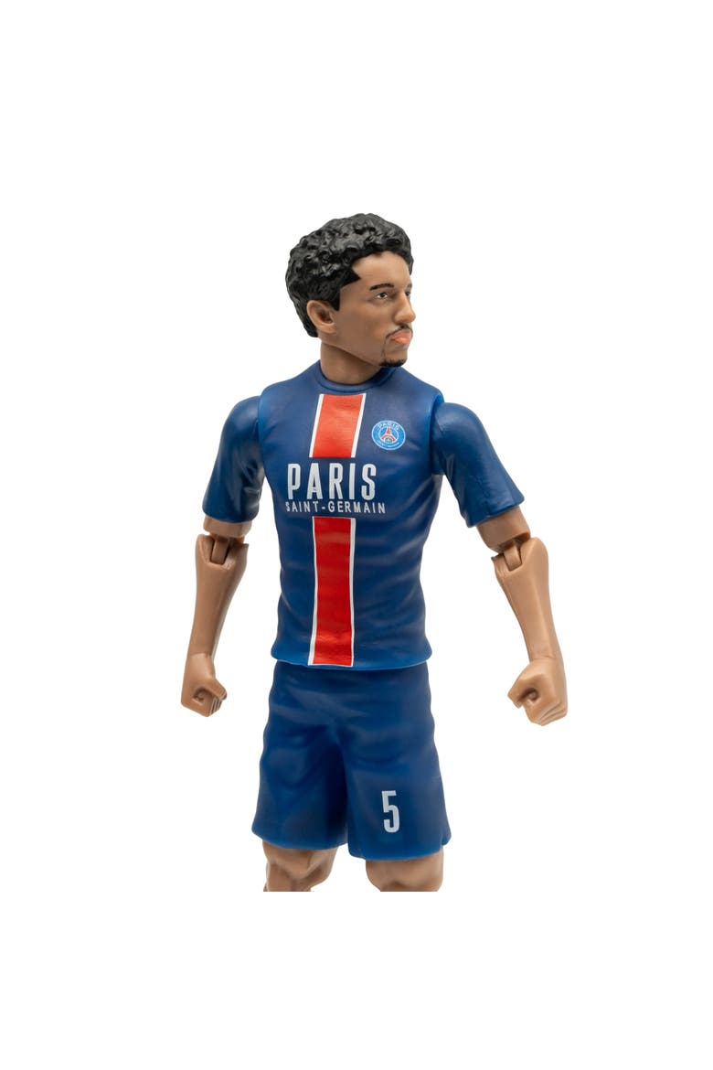 Sockers Paris Saint-Germain Marcos "Marquinhos" Aoas Correa 8" Soccer Action Figure, Alternate, color, Blue