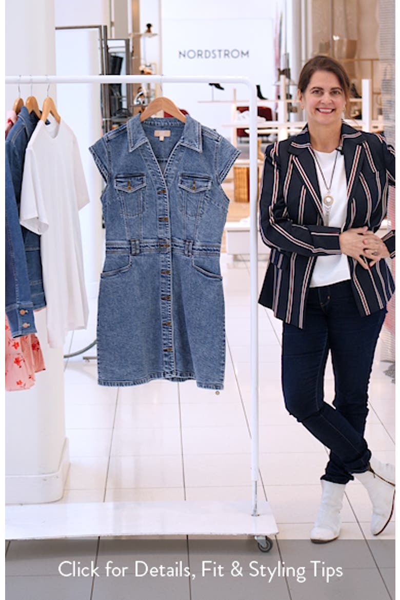 kotn denim dress KOTN Denim Shirt Dress