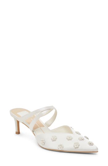 Dolce Vita Kenton Floral Mule In White Floral Stella