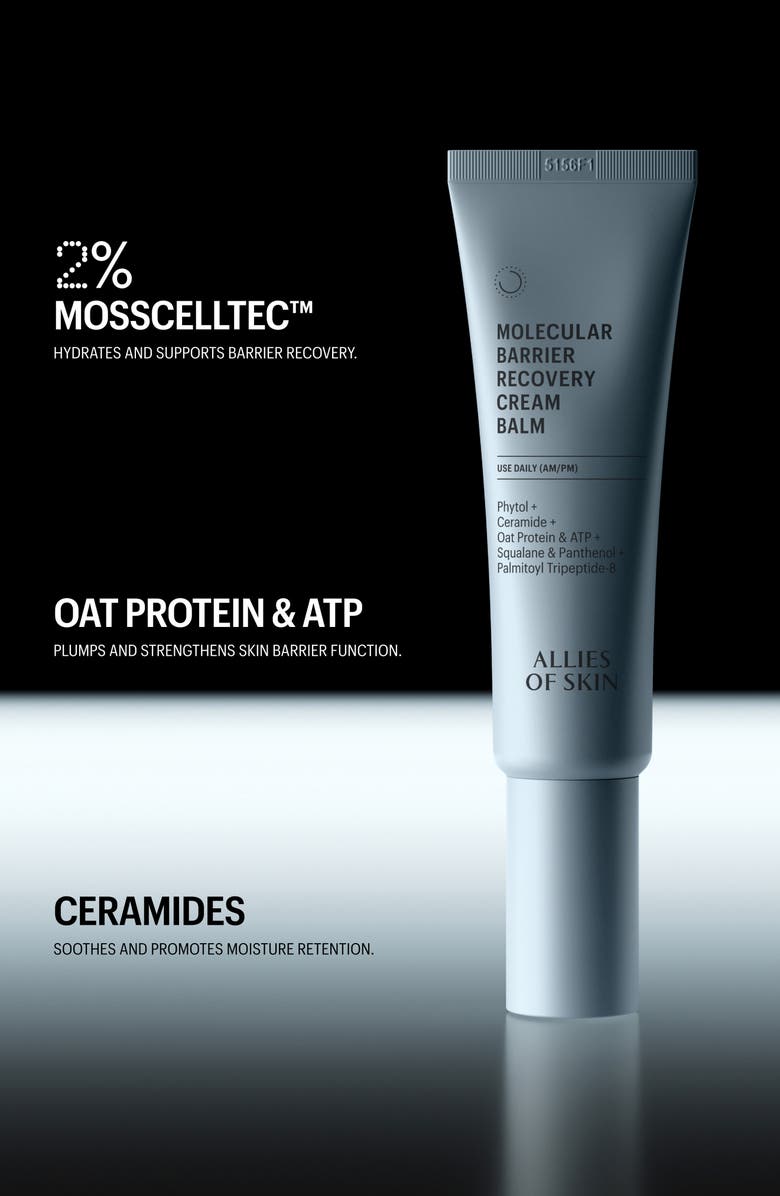 ALLIES OF SKIN Molecular Barrier Recovery Cream Balm, Alternate, color, 