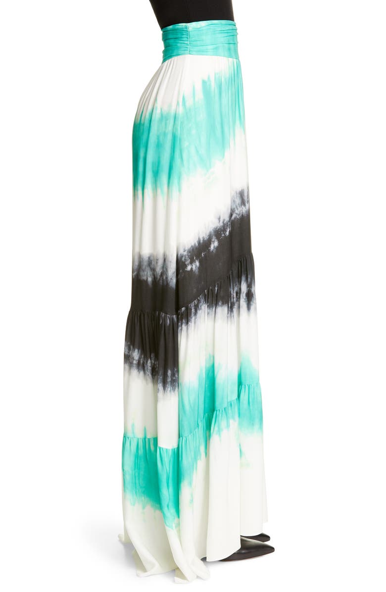 A.L.C. Hopkins Tie Dye Silk Maxi Skirt, Alternate, color,