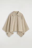 COS Cropped Trench Coat Cape