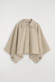 COS Cropped Trench Coat Cape