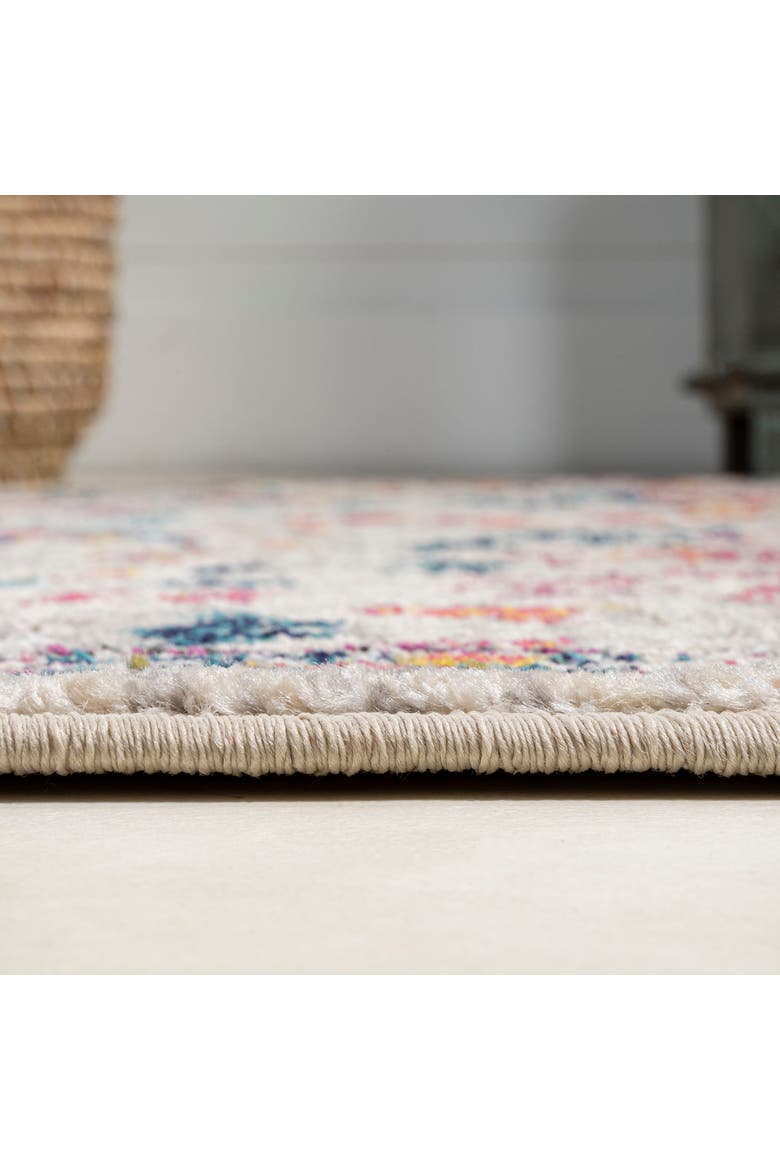 Modern Persian Boho Floral Area Rug, Alternate, color, Beige/Multi