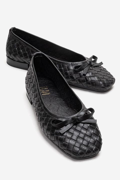 Garen Leather Ballet Flat