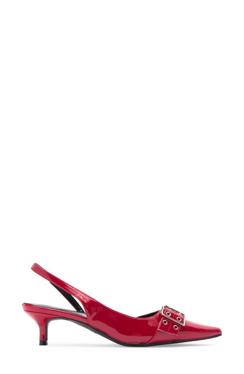 Wild Diva Lounge Aura Kitten Heel Slingback Pump