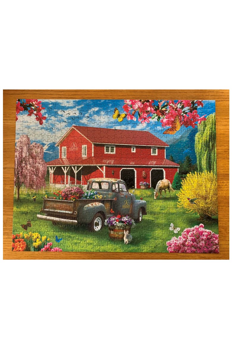 A Farm's Alive 750 Piece Jigsaw Puzzle, Alternate, color, Multicolor