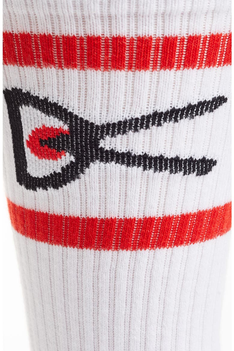 Crew Socks, Alternate, color, WHITE