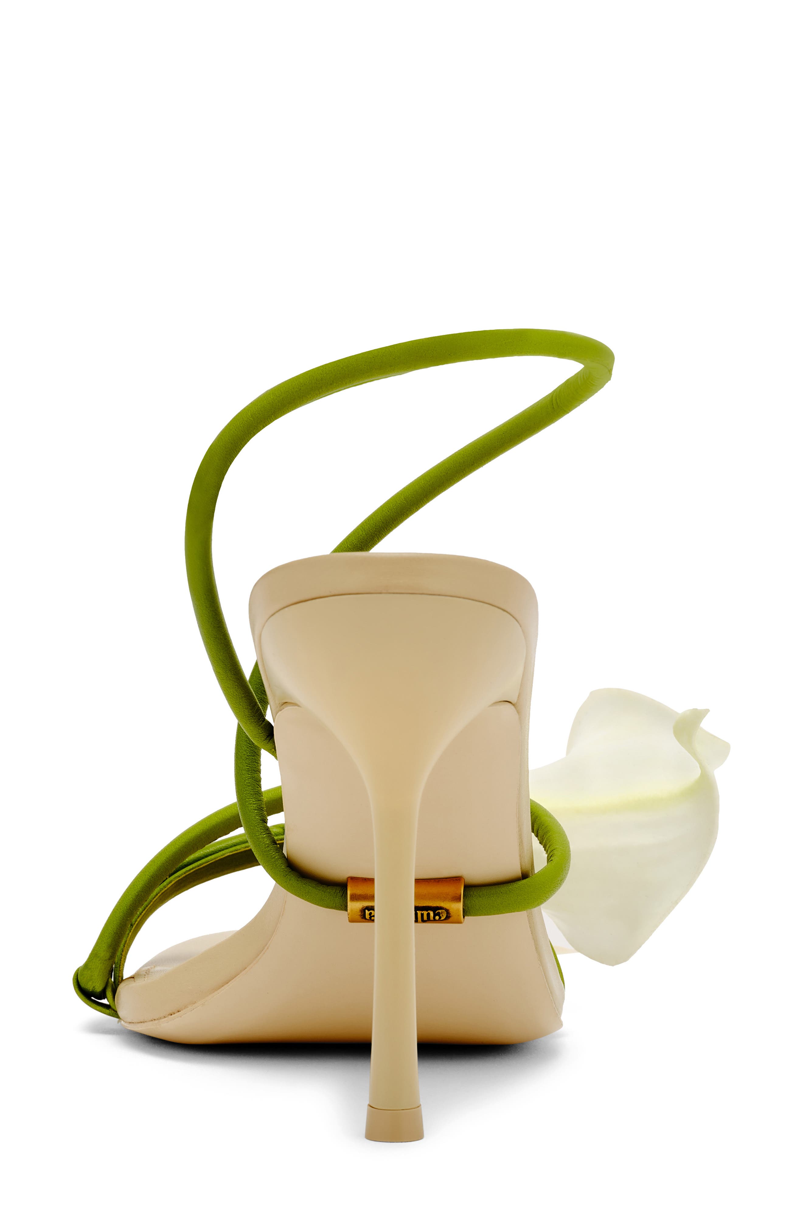 Cult Gaia Cassidy Calla Lily Slingback Sandal, Alternate, color, Green Multi