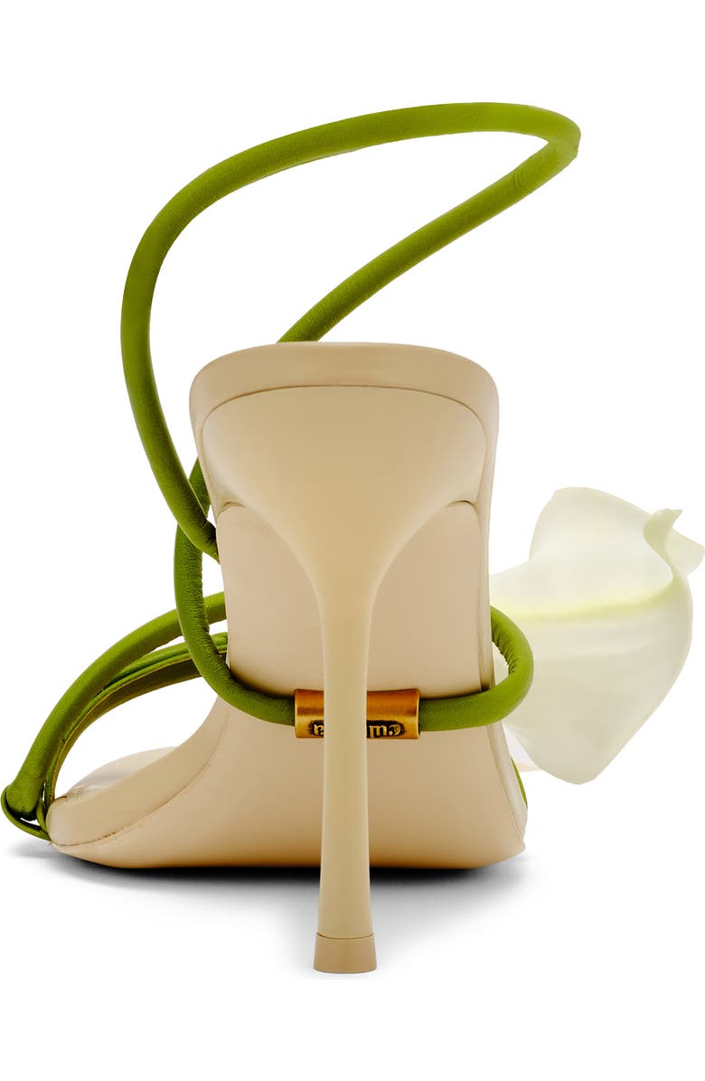 Cult Gaia Cassidy Calla Lily Slingback Sandal, Alternate, color, Green Multi