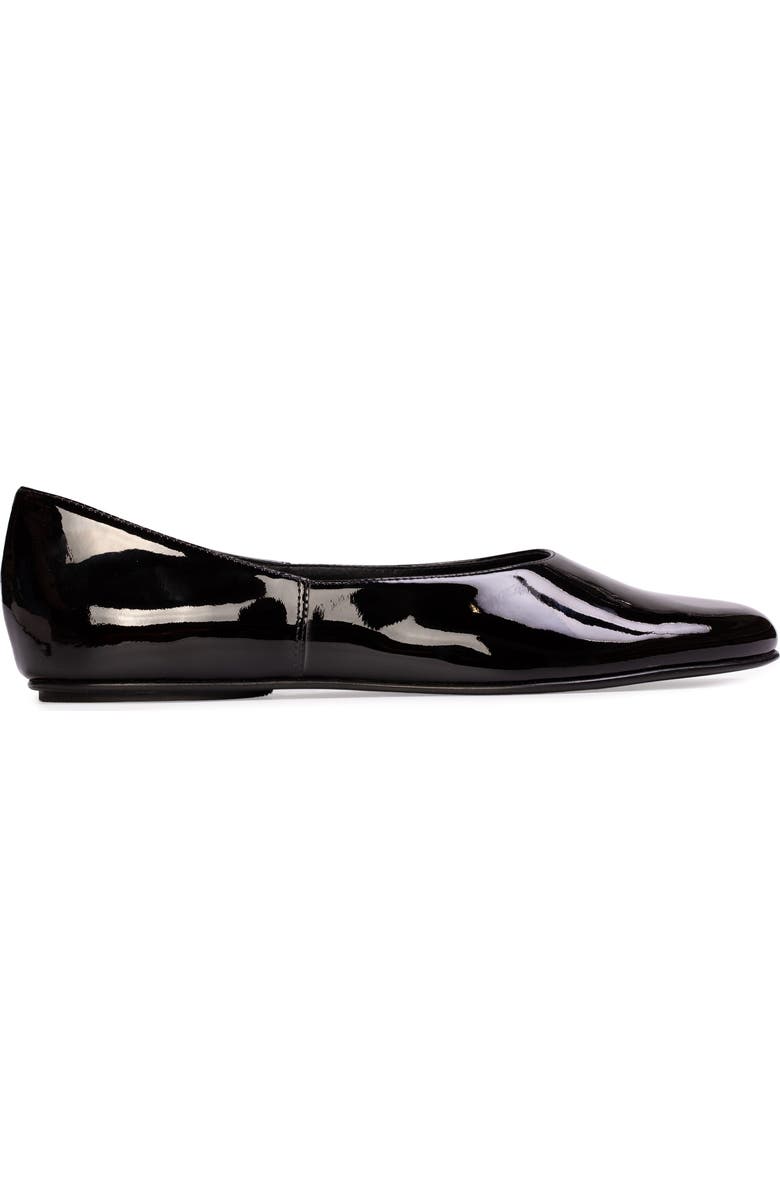 BLACK SUEDE STUDIO Ezra Ballet Flat, Main, color, Black Patent
