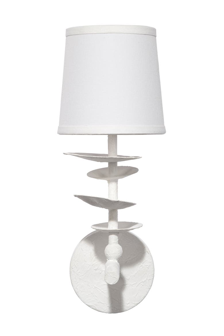 Petal 1-Light Wall Sconce, Main, color, White