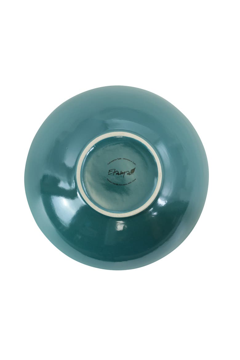 Sea Foam Mozaic 16 Piece Stoneware Dinnerware, Alternate, color, Green