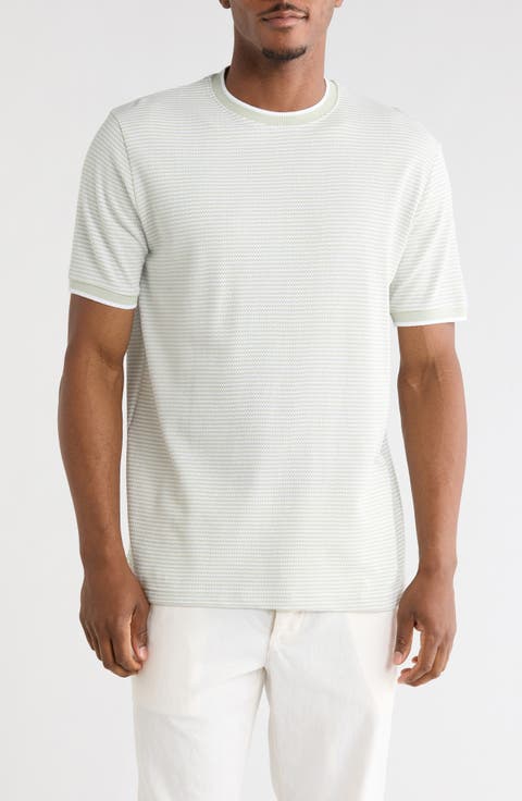 Textured Crewneck T-Shirt