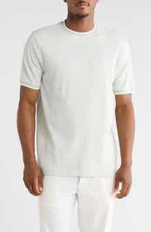 DENIM AND FLOWER Textured Crewneck T-Shirt