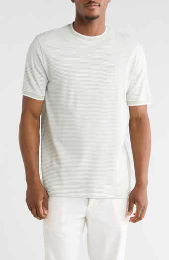 DENIM AND FLOWER Textured Crewneck T-Shirt