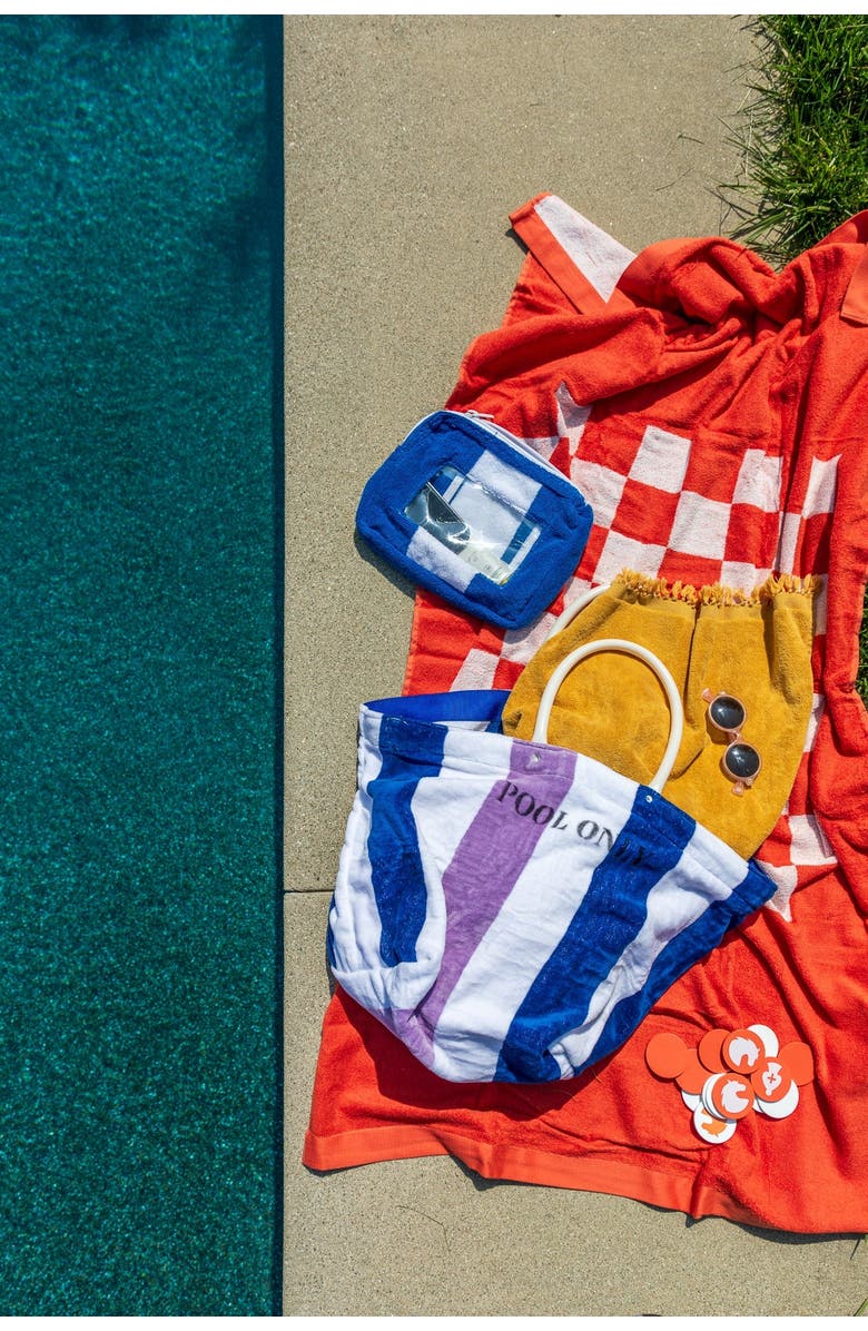 PUEBCO Terrycloth Pool Bag Assorted Colors, Alternate, color, Assorted Color