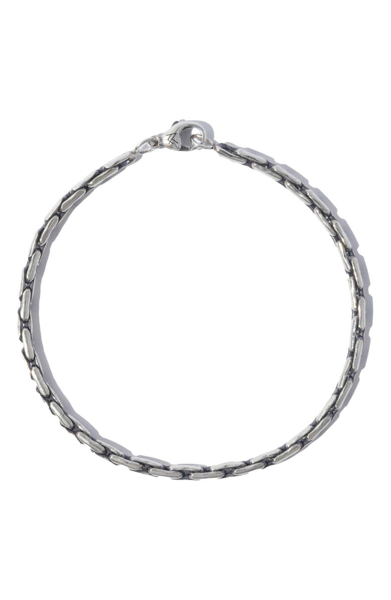 MIRANDA FRYE Men's Vance Chain Bracelet, Main, color, Silver