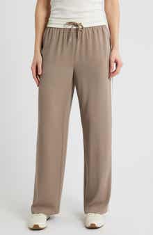 Drawstring Waist Track Pants