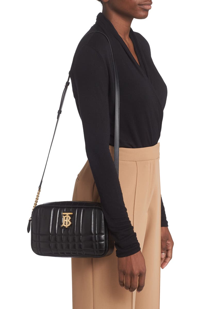 Burberry Small Lola Quilted Leather Camera Bag, Alternate, color,