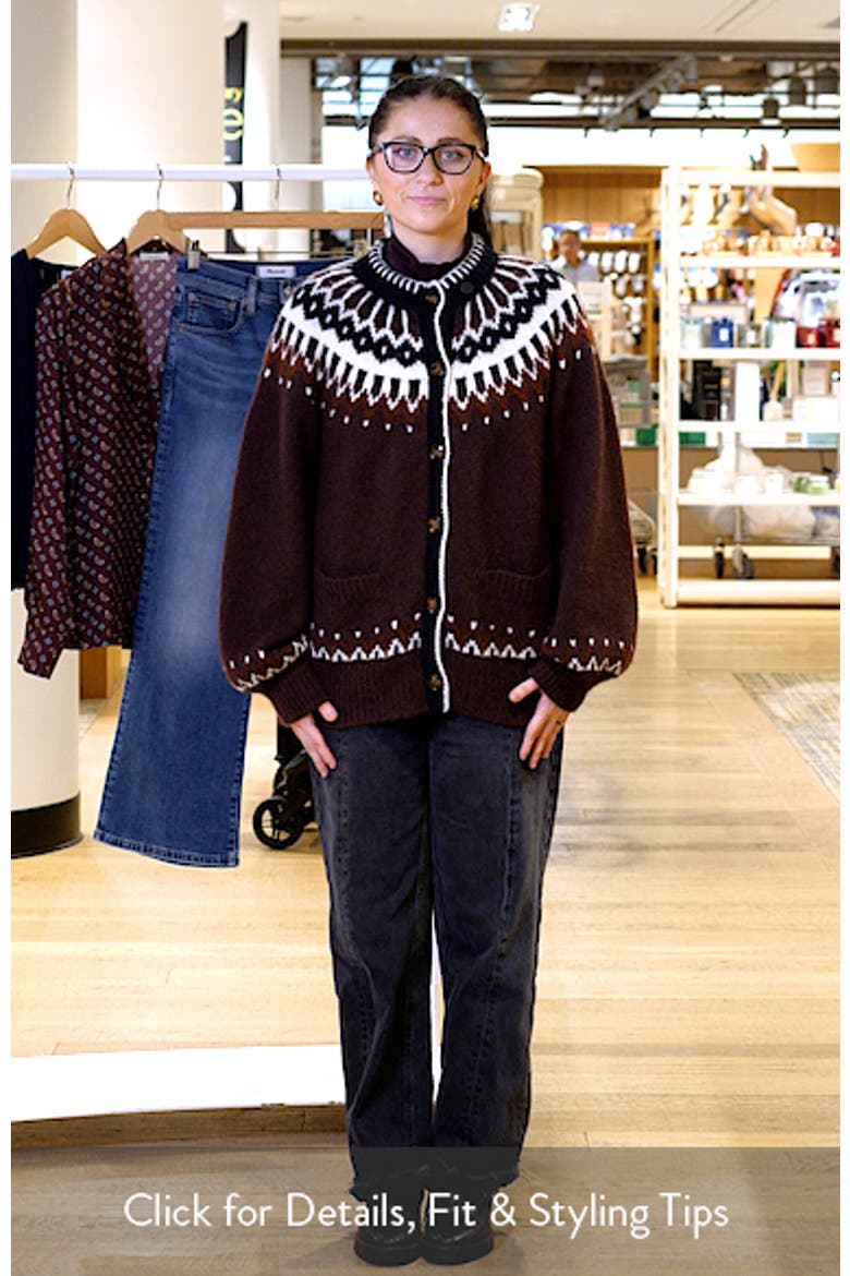 Hue Fair Isle Cardigan video