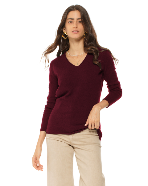 Ultra-Light Cashmere V-Neck Sweater