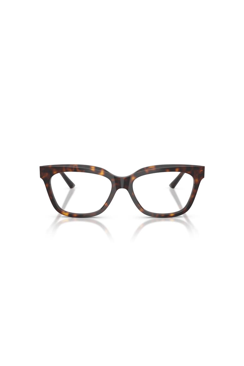 52mm Rectangle optical glasses, Alternate, color, Tortoise