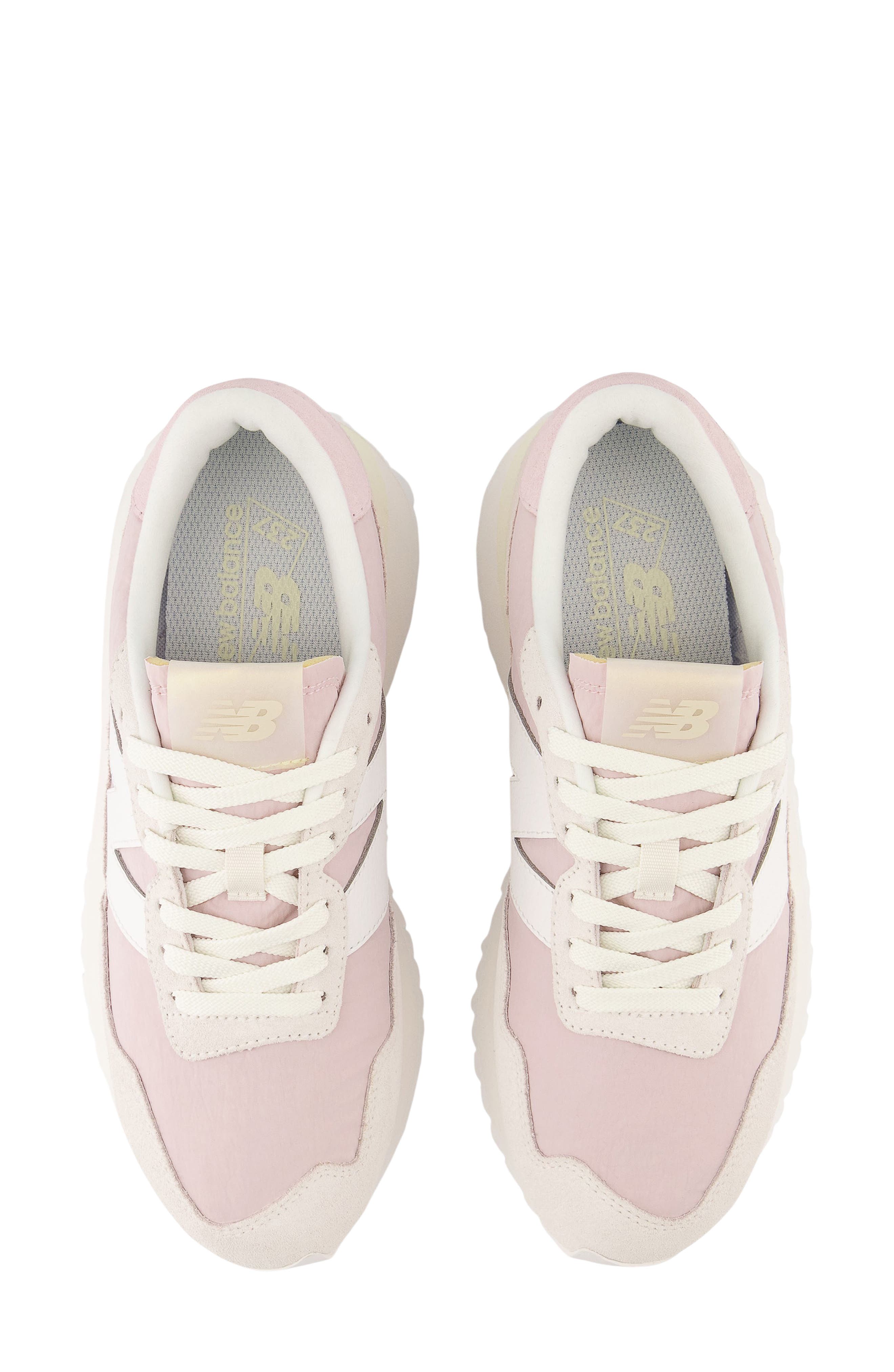 New Balance 237 Sneaker, Alternate, color, Sea Salt/ Stone Pink