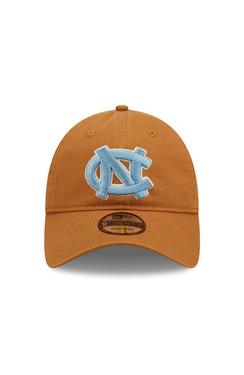 New Era Men's New Era  Khaki North Carolina Tar Heels Core Classic 2.0 9TWENTY Adjustable Hat, Alternate, color, 