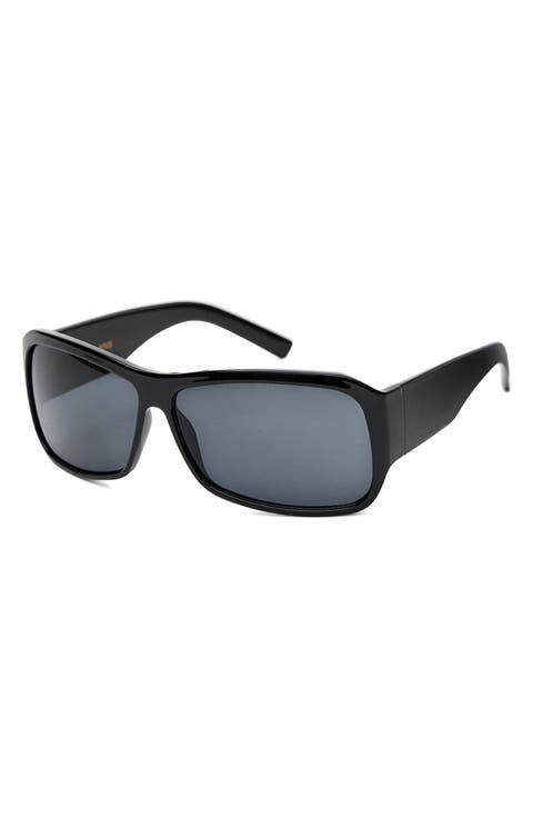 Maxi Frame Rectangular Sunglasses