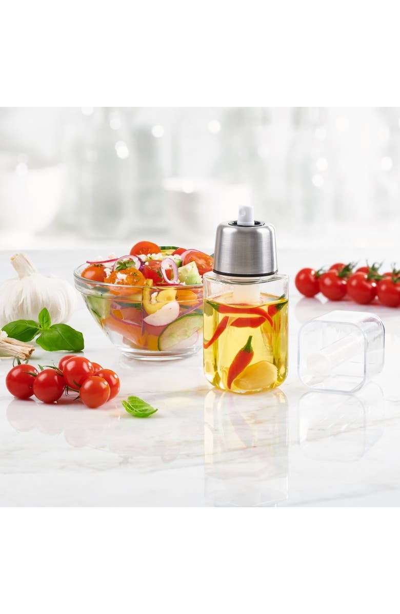 Trudeau Mini Oil Spray Bottle, Clear, Alternate, color, 